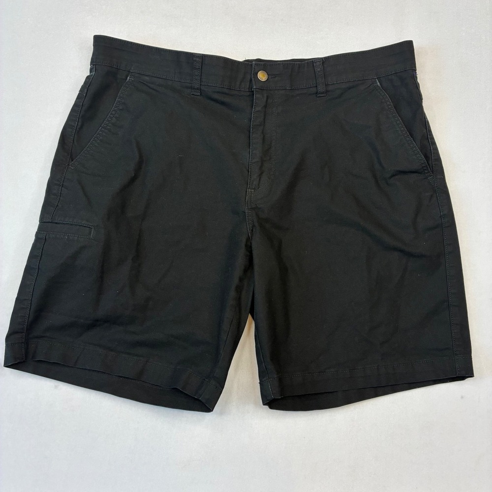 Brahma Utility Shorts Mens 38 Black Stretch Cotton Workwear Hiking Gorpcore
